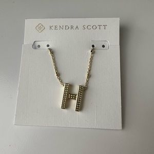 Kendra Scott ‘H’ initial necklace